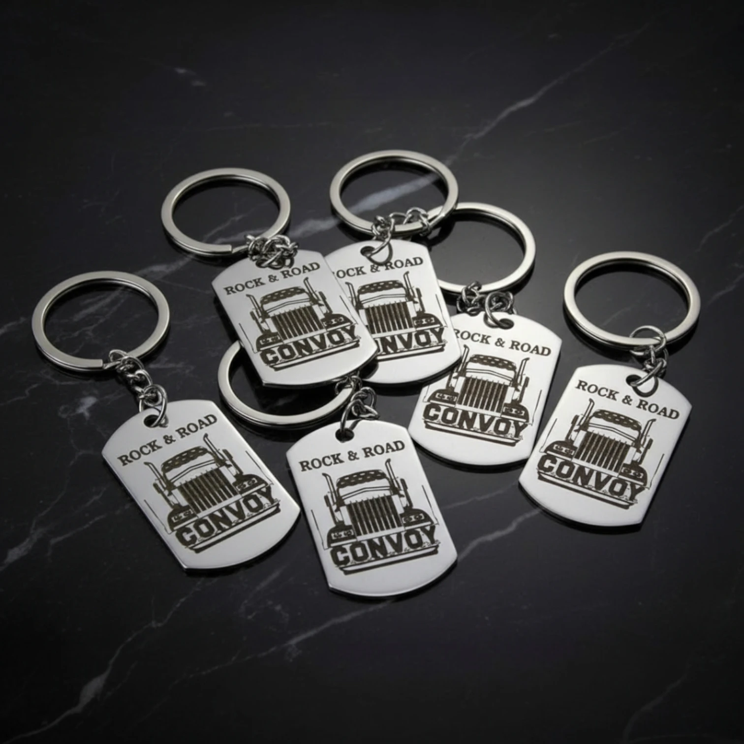 Llaveros de acero inoxidable personalizados para empresa