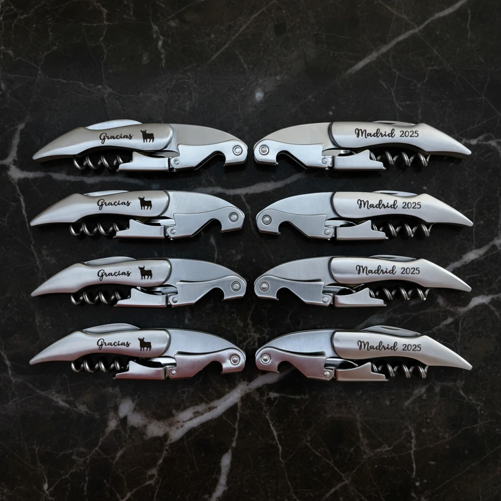 Sacacorchos grabado regalo promocional